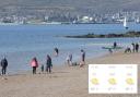 Inverclyde is set for sunny weather this weekend as temperatures are expected to reach the same as in Barcelona