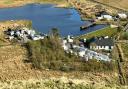 Shetland on location in Loch Thom