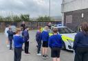 2nd Gourock Boys Brigade visited the local police station for a tour
