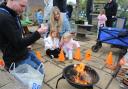 Family fun at Glenbrae Nursery's 'dinky diggers' session.