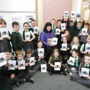 St Mary's Primary School Telegraph journalist Amy Shearer visit..
