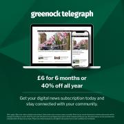 Subscribe to the Greenock Telegraph this April