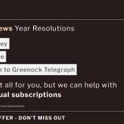 Subscribe to the Greenock Telegraph in this flash sale