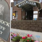 The offences were allegedly committed at HMP Greenock