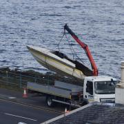 Boat recovered after drifting off Gourock.
