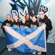 Inverclyde cheer leaders head for World Championships in Florida from left Luna McGuinness, Eva Campell, Emma McBride, Lily Brown and Hayley Casement