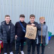 Morton in the Community collected for Inverclyde Foodbank
