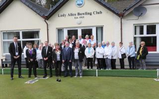 Ladies from Lady Alice Bowling Club get the season off to a great start