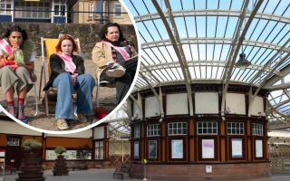 Wemyss Bay station features in the BBC's new comedy series Dinosaur
