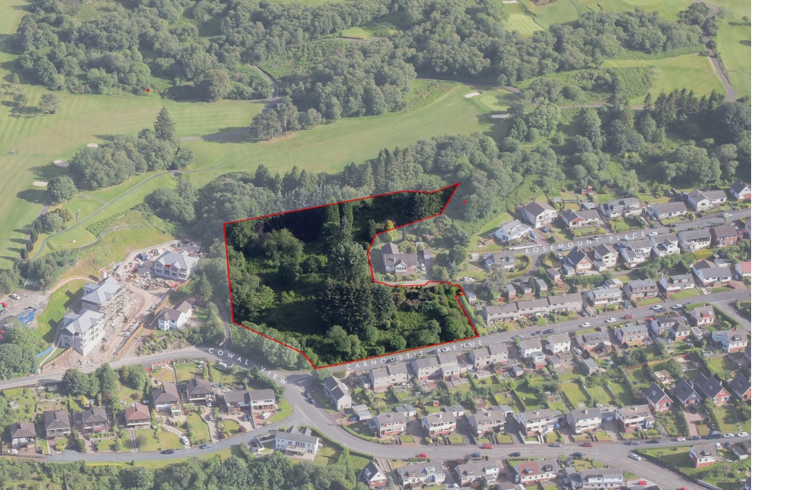 NEW HOMES PLANNED FOR TRUMPETHILL OFF ROSEMOUNT PLACE, IMAGE COURTESY OF INVERDUNNING LTD