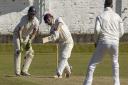 Greenock Cricket Club v Drumpellier in league match on Saturday 4th June 2022 .Photographer Campbell Skinner.