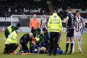 Tyler French suffers leg break in January playing for Dundee v St Mirren