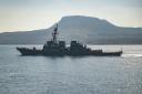 The guided-missile destroyer USS Carney in Souda Bay, Greece (Petty Officer 3rd Class Bill Dodge/US Navy via AP)