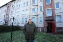 Andrew Farmer fears his Highholm Street flat may be worthless