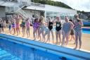 2018 jump-in at Gourock Pool