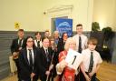 Inverclyde Music Festival opens 2023. President Isabel Lind with the first class of performers