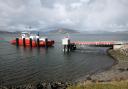 New Wetstern Ferries link span opens at McInroy's Point, Gourock.