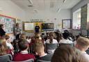 Police give talk at Ardgowan Primary School in Greenock