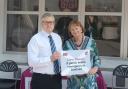 Liver cancer roadshow visited by Stuart McMillan MSP