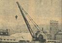 Victoria Harbour steam crane in 1963