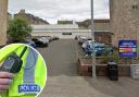 The incident happened in the car park of Greenock Sports Centre on Nelson Street