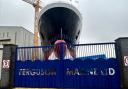 Glen Rosa will be launched from the Ferguson Marine shipyard in Port Glasgow
