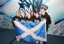 Inverclyde cheer leaders head for World Championships in Florida from left Luna McGuinness, Eva Campell, Emma McBride, Lily Brown and Hayley Casement