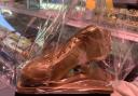 The team at The New Chocolate Company in Port Glasgow have crafted a chocolate golden boot for a football fundraiser