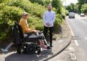 Councillor James Daisley is helping Shad in his fight for a safer environment for wheelchair users.