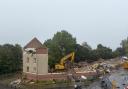 Kelburn Terrace demolition progressing.