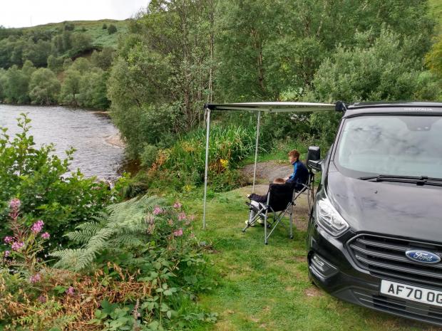 Greenock Telegraph: The Ford Nugget during a family holiday