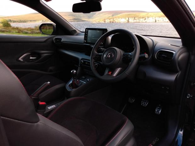 Greenock Telegraph: The Toyota GR Yaris pictured during a test drive in West Yorkshire 