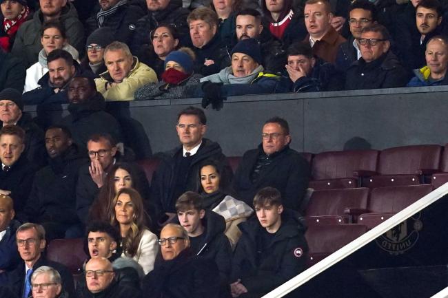 Ralf Rangnick watched the win over Arsenal