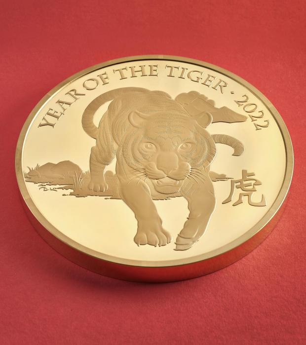 Greenock Telegraph: This gold coin weighs 8kg (Royal Mint/PA)