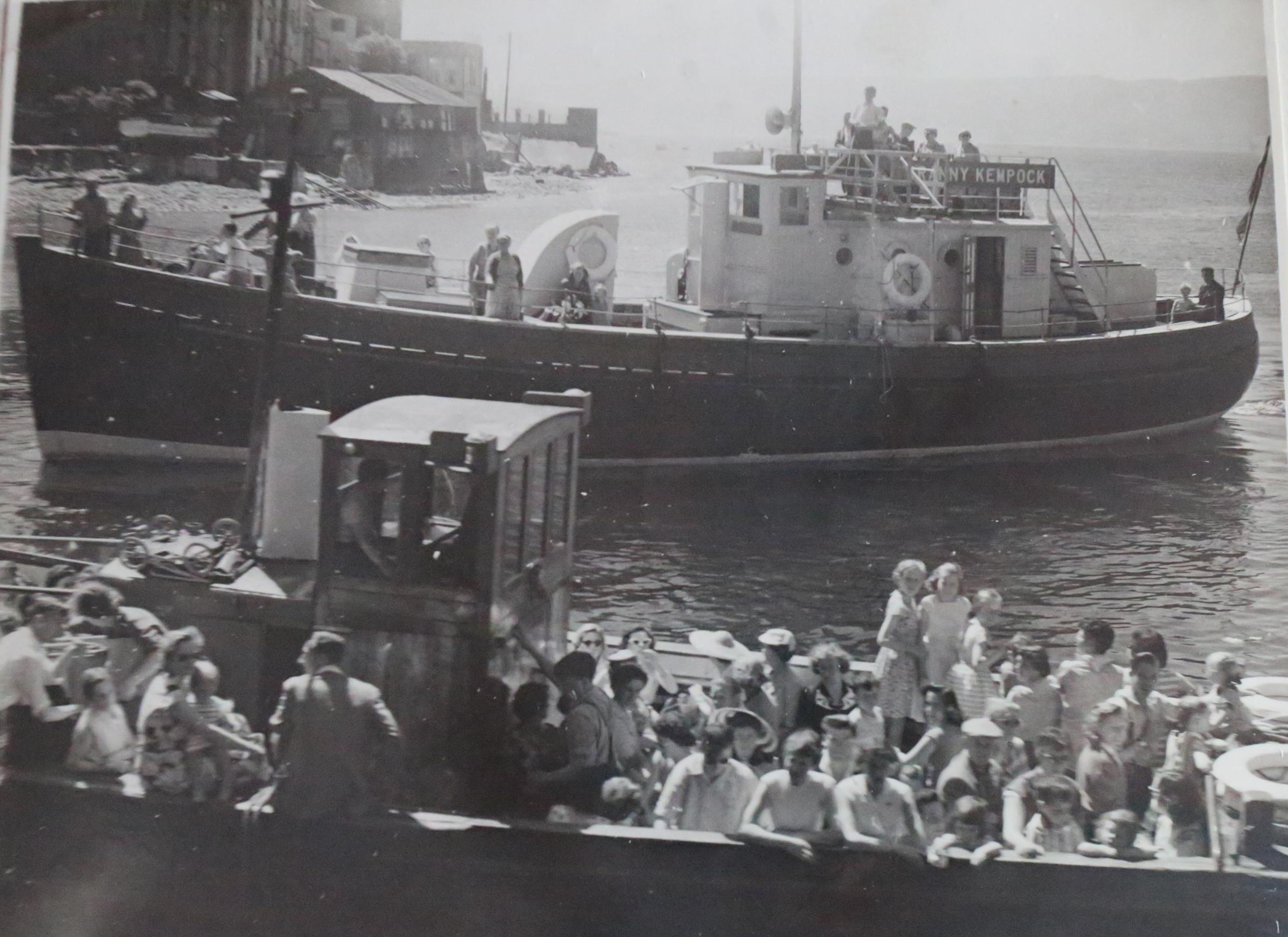 Ritchie Bros Ferries, Gourock. Lady Jane, front with Granny Kempock ferry