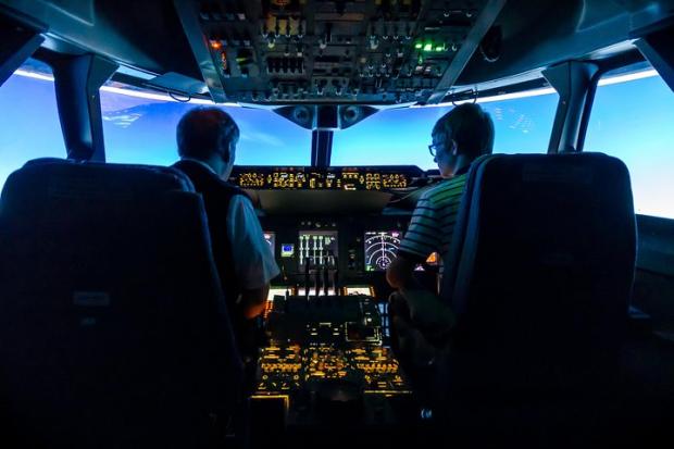 Greenock Telegraph: Fly a real jet simulator around the world at Coventry Airport.  Credit: Tripadvisor