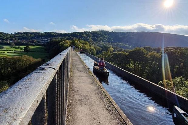 Greenock Telegraph: Canoe Aqueduct visits Llangollen.  Credit: Tripadvisor