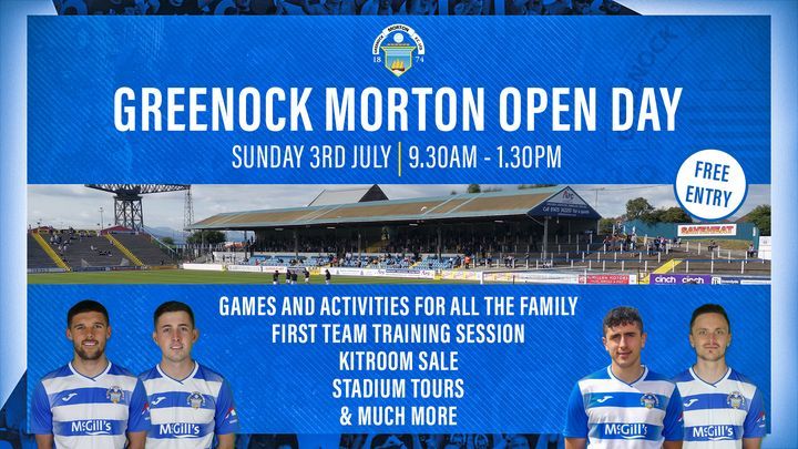 Morton hold free open day this weekend