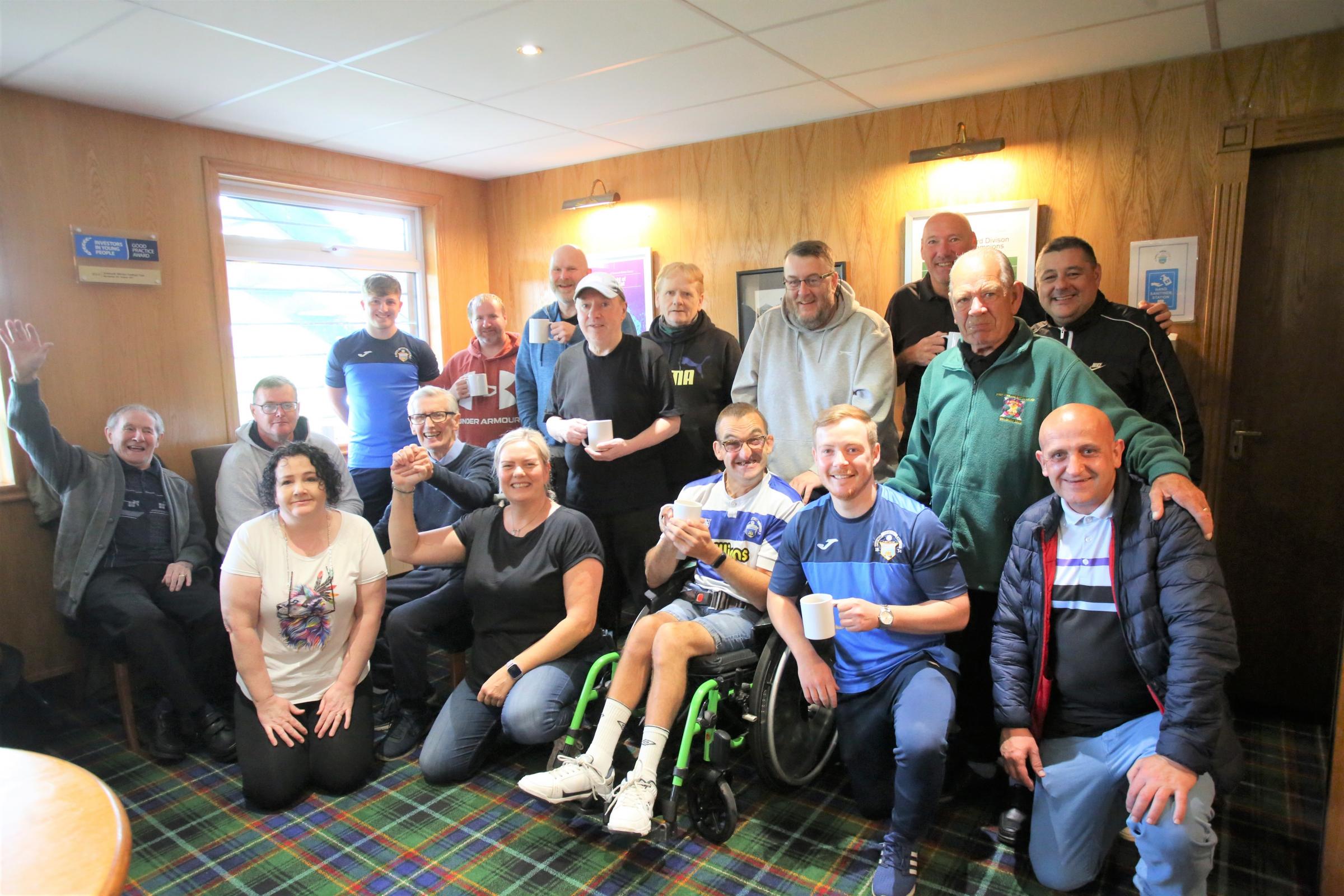 'Breakfast and a blether' support group at Cappielow hailed