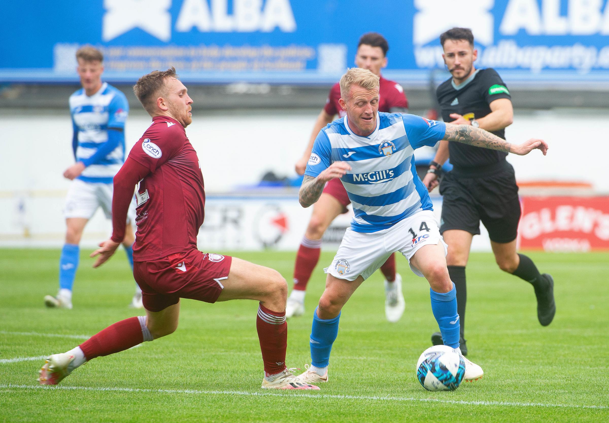 Morton midfielder Robbie Crawford admits his side deserved to lose against Arbroath