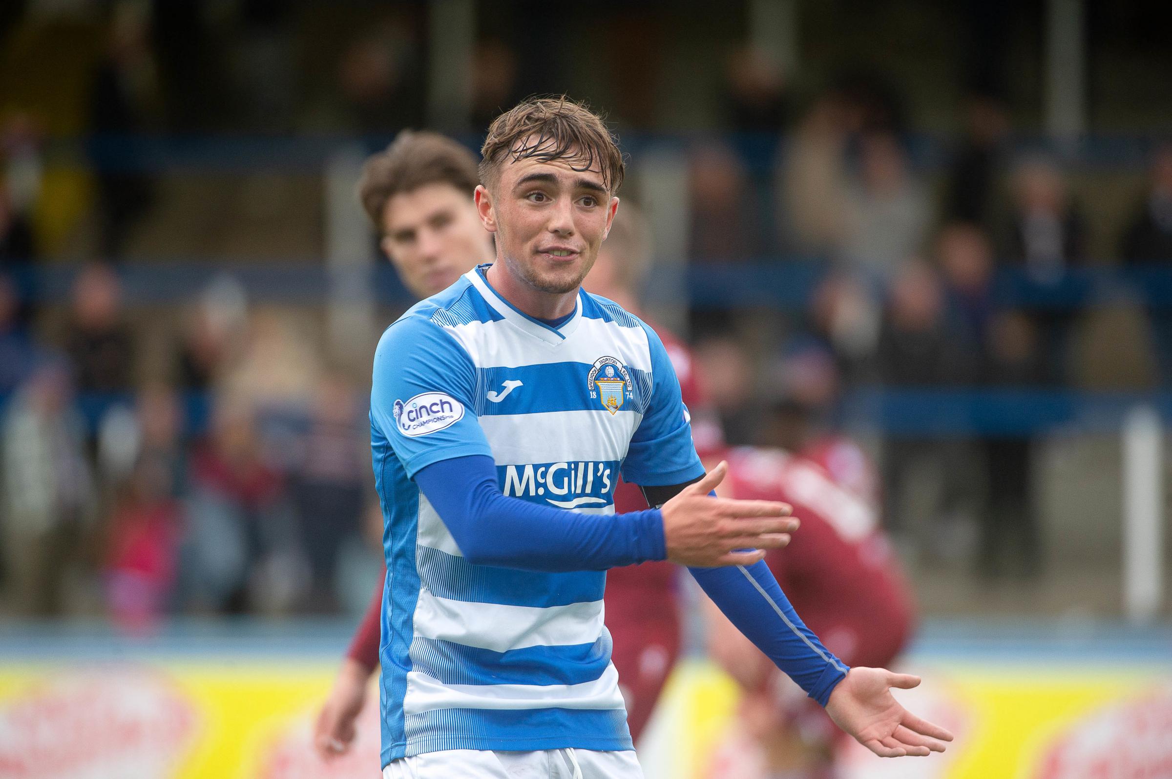 Morton youngster McGregor says Grimshaw's arrival has lifted his game