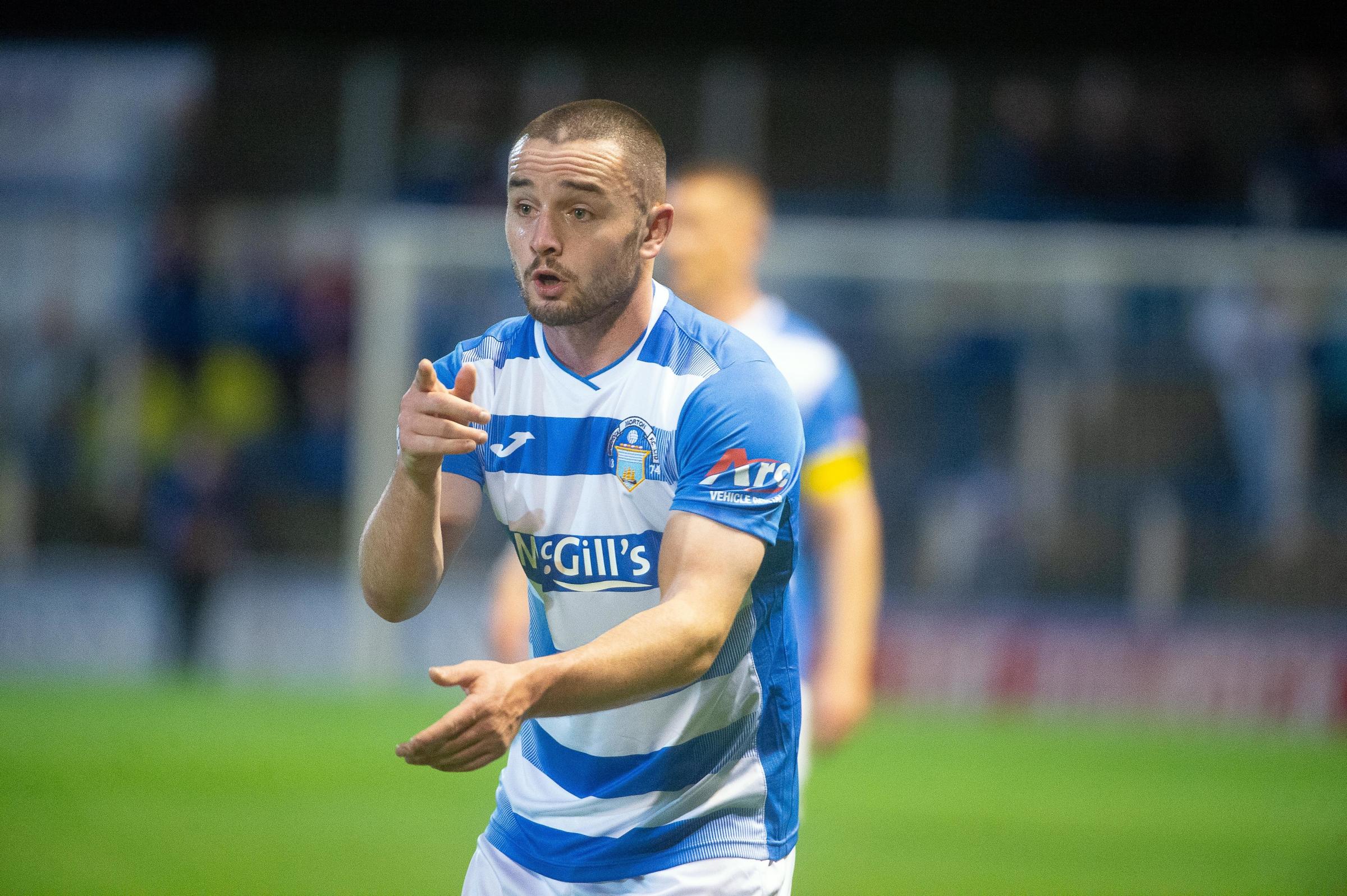 Morton defender Lewis Strapp hopes he's given Dougie Imrie selection headache