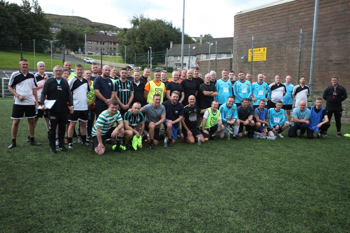 Football friendly between community organisations at Lady Octavia
