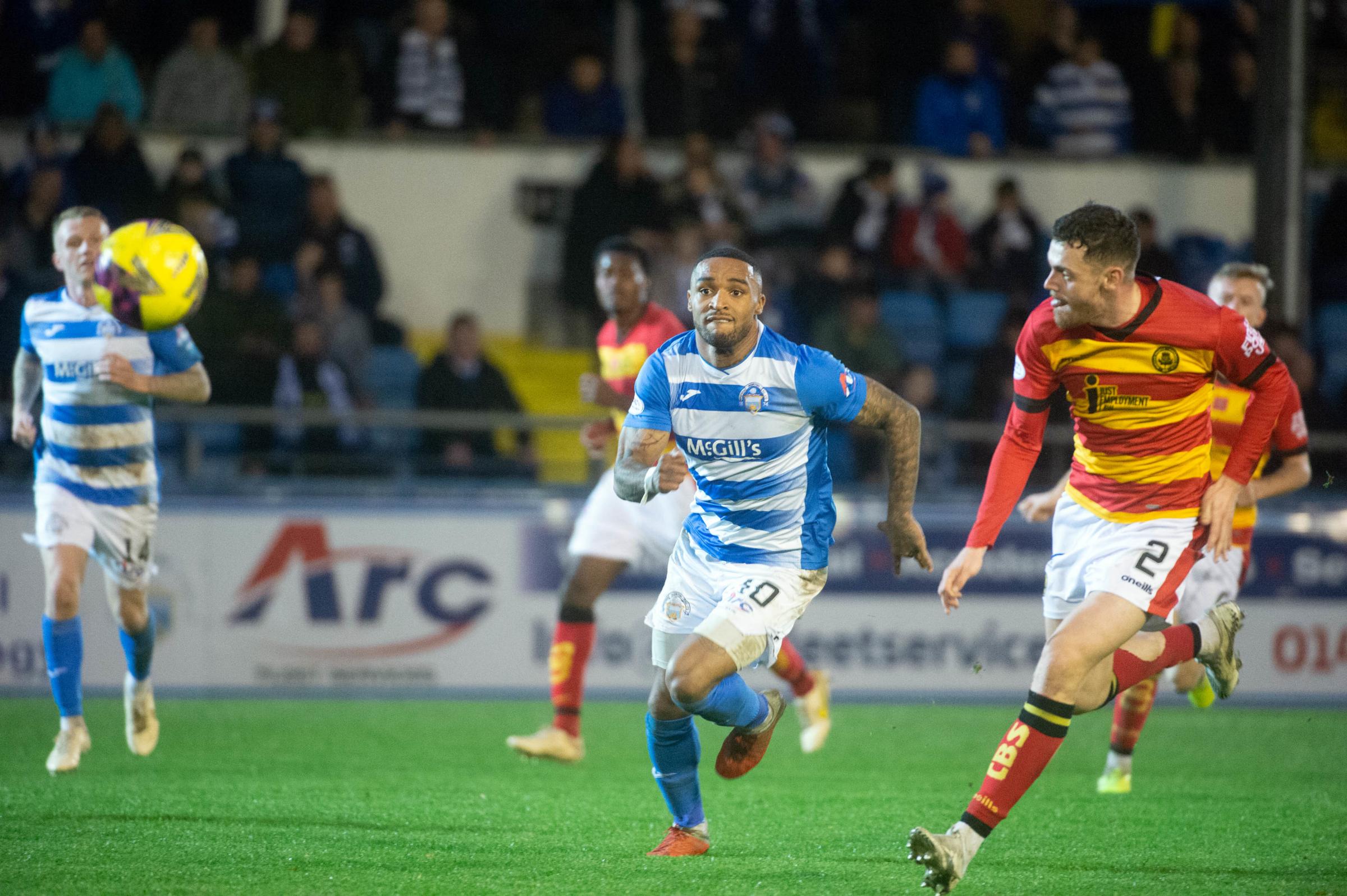 Morton striker Quitongo: 'We are due a win against Ayr'