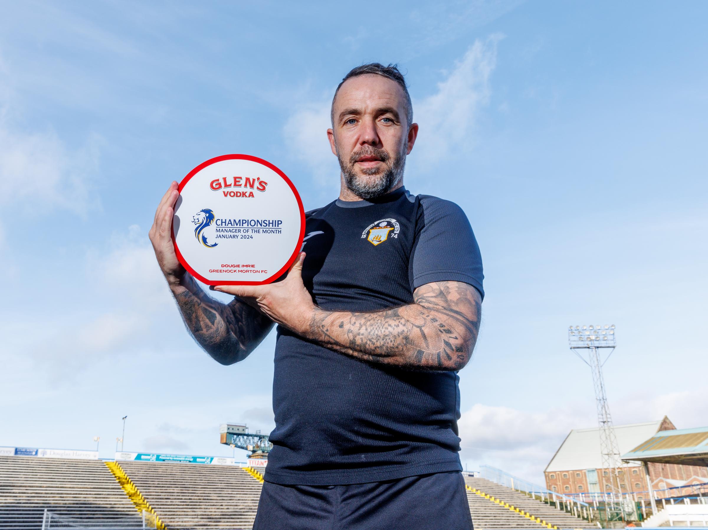 Morton boss Dougie Imrie named manager of the month