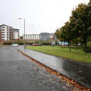SITE OF PROPOSED NEW STARBUCKS AND OFFICE BLOCK IN GREENOCK ALONG A8