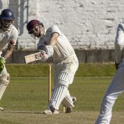 Greenock Cricket Club v Drumpellier in league match on Saturday 4th June 2022 .Photographer Campbell Skinner.