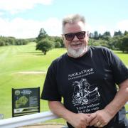 Danny Fisher Joe Fisher visits Gourock Golf Club..