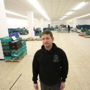Adam Wines, manager of Inverclyde Foodbank