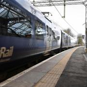 Gourock trains left from and terminated at Port Glasgow this morning